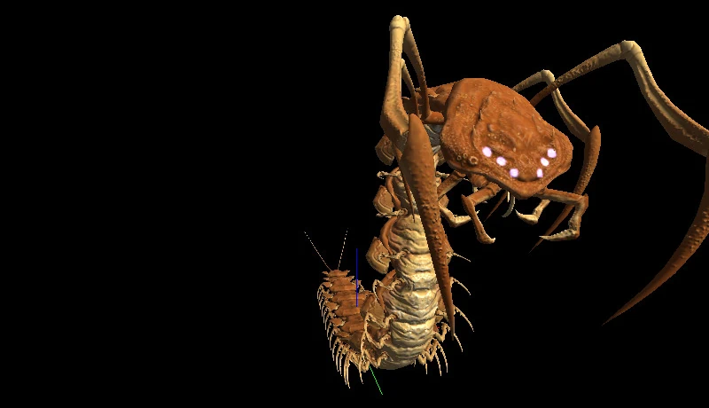 dark and darker giant centipede