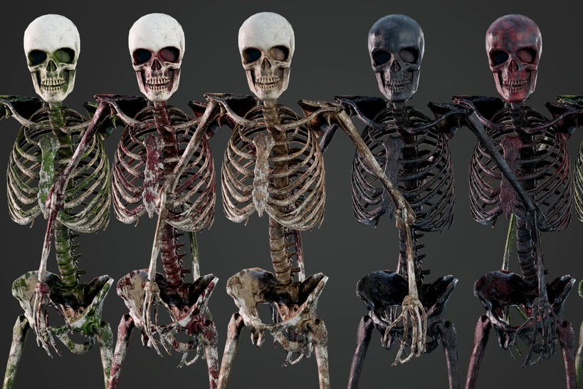 Крутые скелет обои и картинки для шапки YouTube 2048x1152